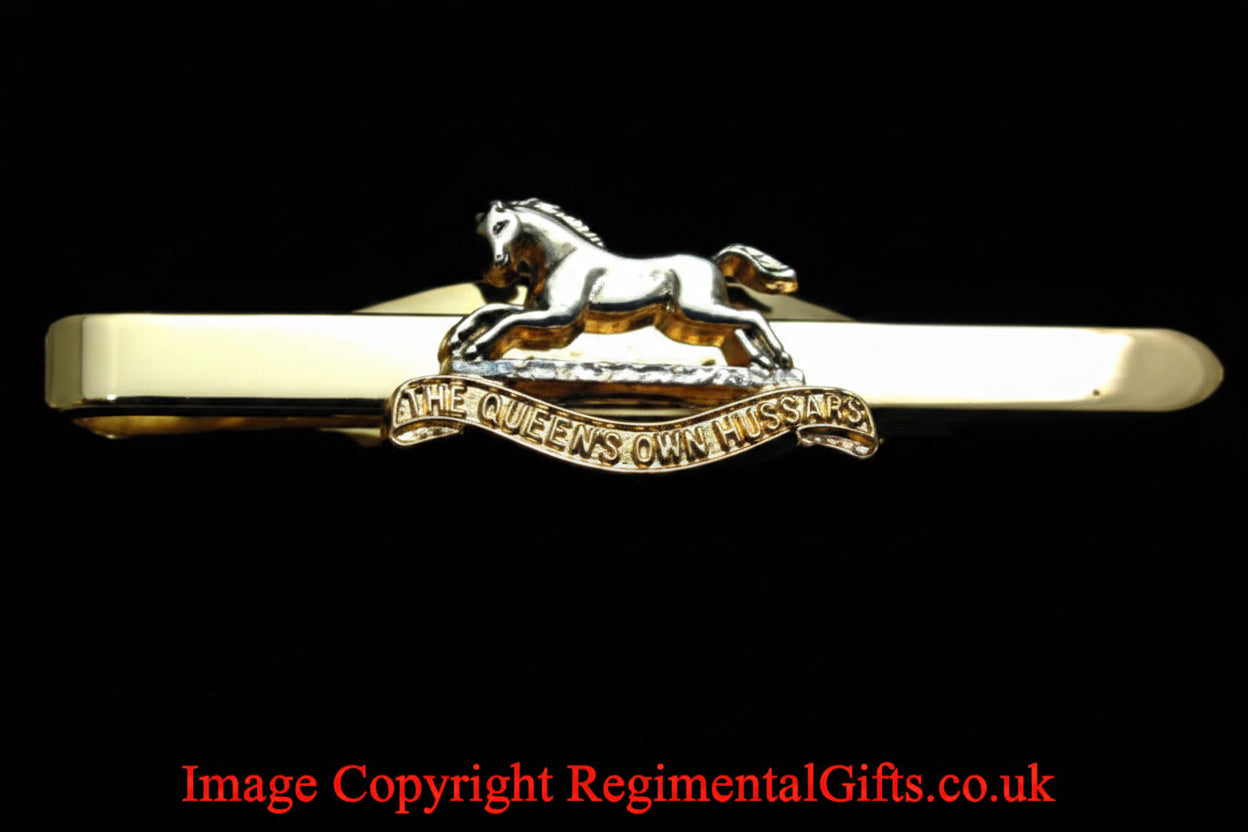 The Queen's Own Hussars Tie Bar