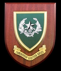 The Cameronians (The Scottish Rifles) Disbanded - Wall Shield Plaque | MOD Licensed Seller