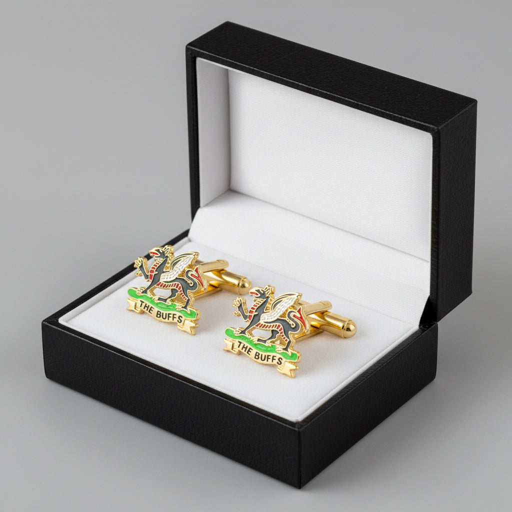 The Buffs (Royal East Kent) Cufflinks | MOD Licensed Product