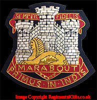 The Devonshire & Dorset Regiment (D&D) - Blazer Badge - Handmade - MOD Licenced Seller