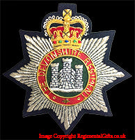 The Devonshire Regiment - Blazer Badge - Handmade - MOD Licenced Seller