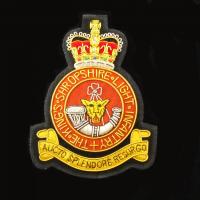 The King's Shropshire Light Infantry (KSLI) - Blazer Badge - Handmade - MOD Licenced Seller