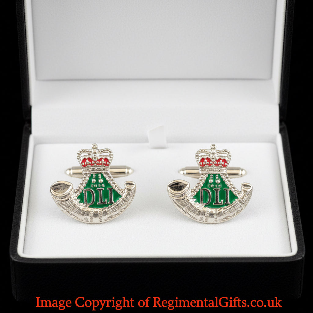 The Durham Light Infantry (DLI) Cufflinks | MOD Licensed Product