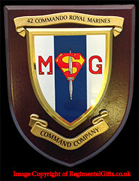Command Coy - 42 Commando RM - Wall Shield Plaque | MOD Licensed Seller