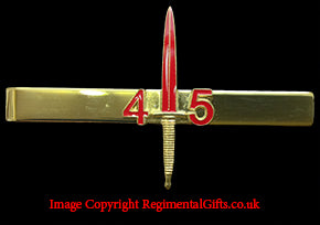 45 Commando Royal Marines Dagger Tie Bar