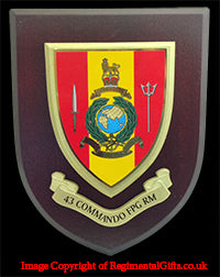 43 Commando FPG - Wall Shield Plaque | MOD Licensed Seller