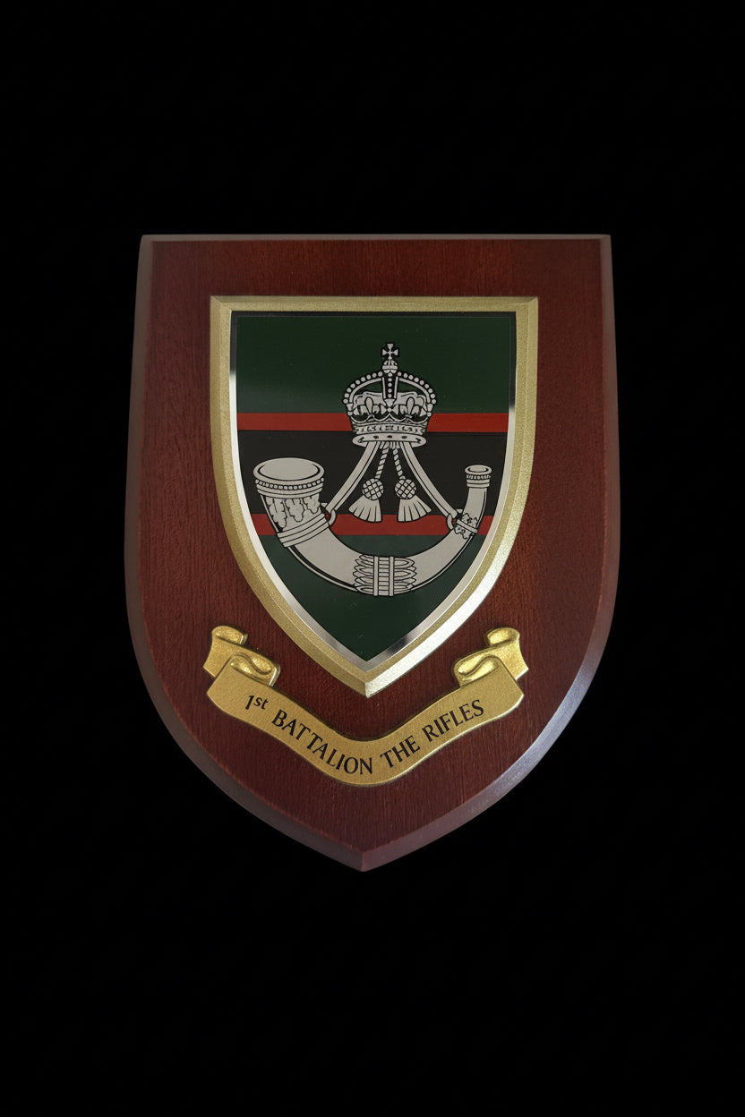 1st Bn The Rifles - Wall Shield Plaque | MOD Licensed Seller