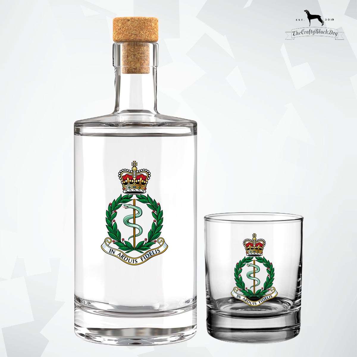 Royal Army Medical Corps - Fill Your Own Spirit Bottle