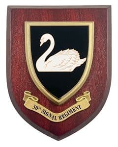 30 Signal Regiment - Wall Shield Plaque | MOD Licensed Seller
