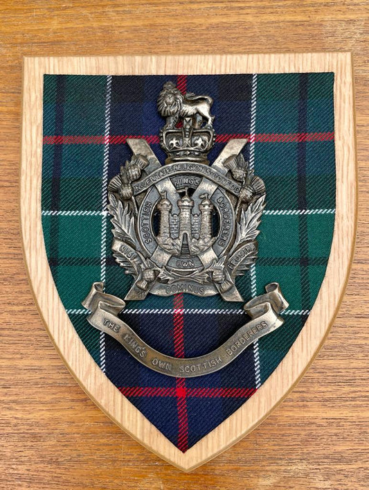 King’s Own Scottish Borderers – Shield Wall Plaque