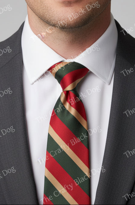 5th Royal Inniskilling Dragoon Guards - Stripe Tie