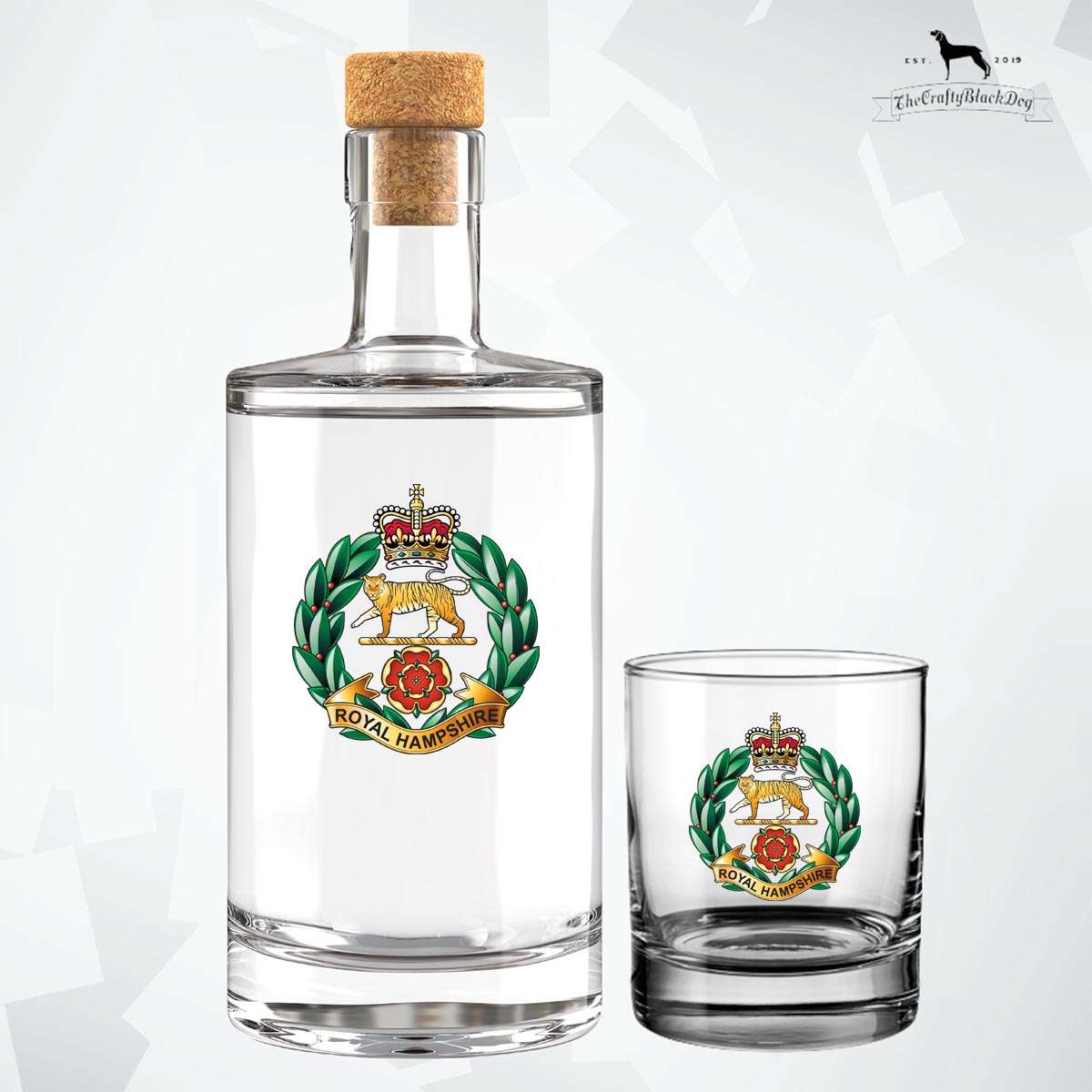 Royal Hampshire Regt - Fill Your Own Spirit Bottle