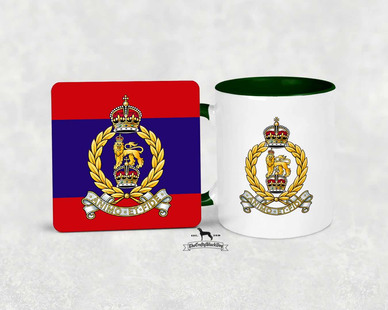 Adjutant General's Corps - MUG and COASTER SET KC