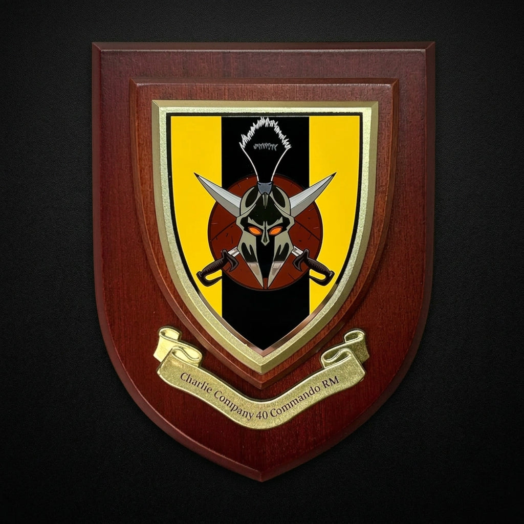Charlie Coy - 40 Commando RM - Wall Shield Plaque | MOD Licensed Seller