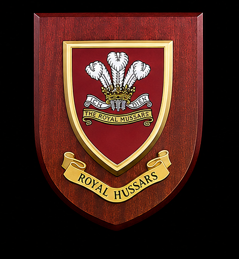The Royal Hussars - Wall Shield Plaque | MOD Licensed Seller
