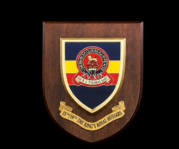 15th/19th The King's Royal Hussars - Wall Shield Plaque | MOD Licensed Seller