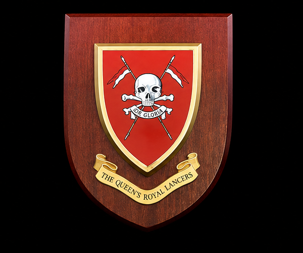 The Queen's Royal Lancers - Wall Shield Plaque | MOD Licensed Seller