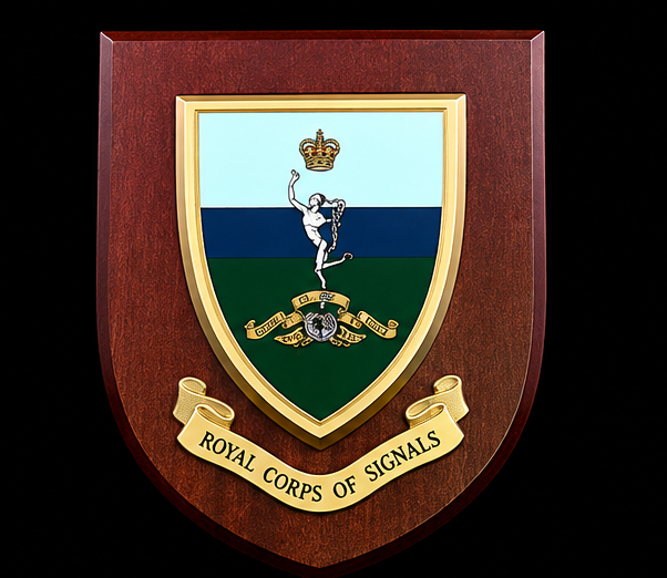 Royal Signals (Royal Corps of Signals) (RS) - Wall Shield Plaque | MOD Licensed Seller