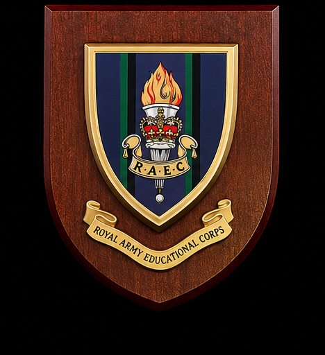 Royal Army Education Corps (RAEC) - Wall Shield Plaque | MOD Licensed Seller