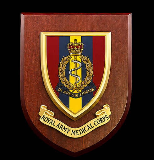 Royal Army Medical Corps (RAMC) - Wall Shield Plaque | MOD Licensed Seller