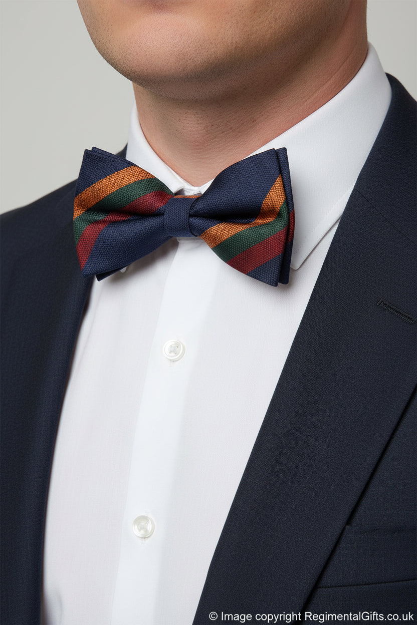 The Duke of Lancaster's Regiment (DOL) Pre-Tied Polyester Bow Tie