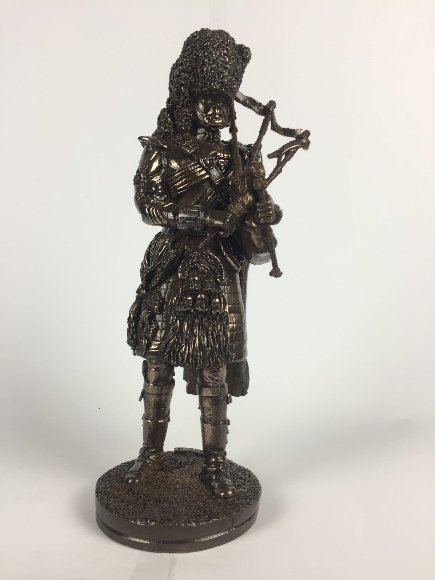 Royal Regiment of Scotland Piper Bronze Military Statue Sculpture