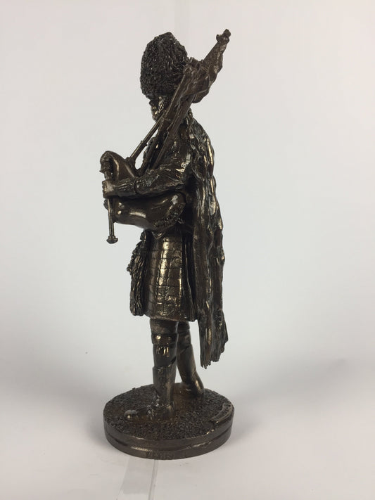 Royal Regiment of Scotland Piper – Cold Cast Bronze Military Statue