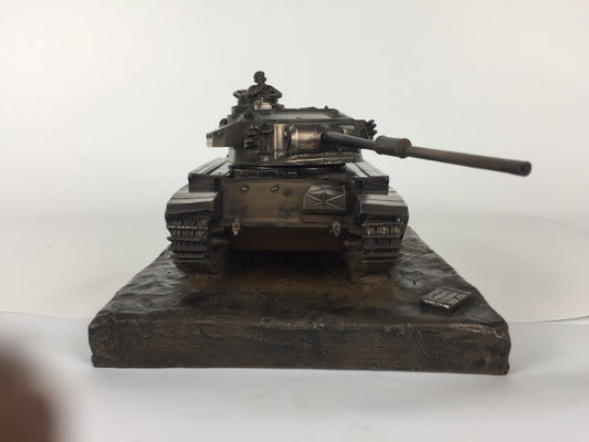Centurion Mk5 Main Battle Tank Cold Cast Bronze Military Statue