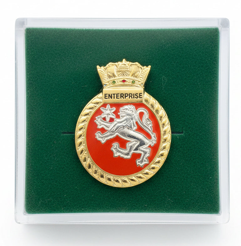HMS Enterprise Lapel Pin Badge | MOD Licensed