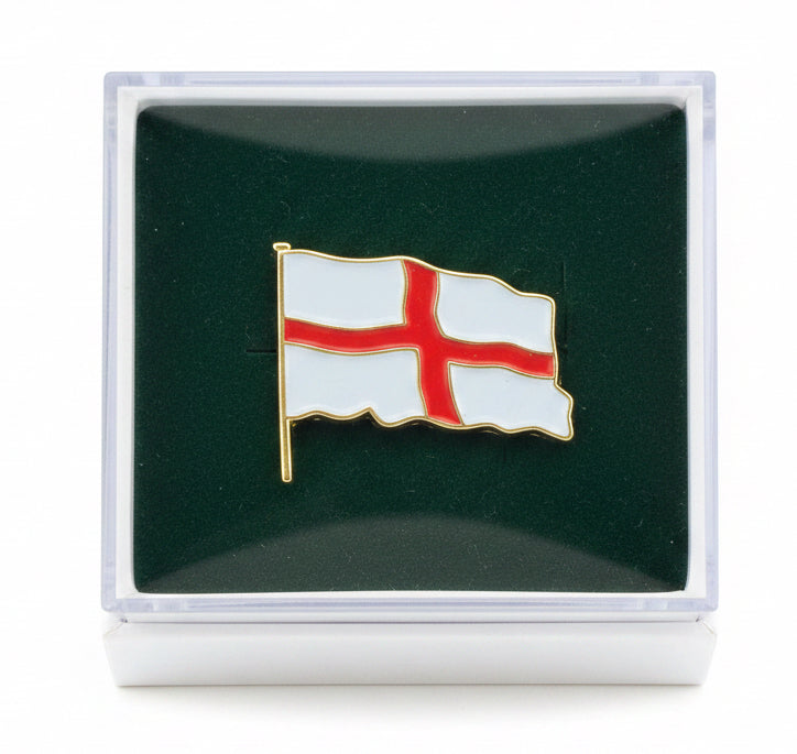 White Ensign (Flutter) Lapel Pin Badge | MOD Licensed