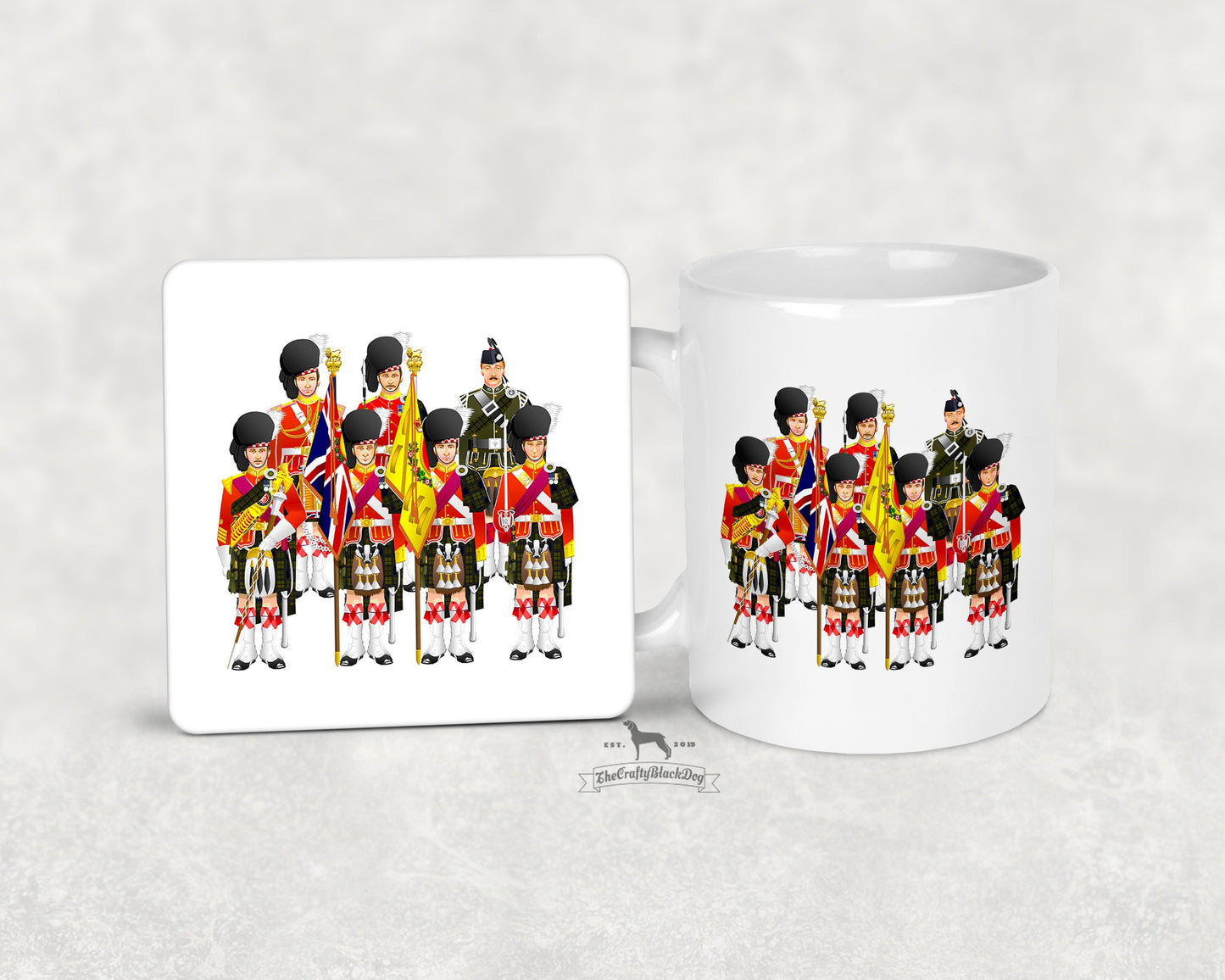 Argyll and Sutherland Highlanders - Uniform Mug and Coaster