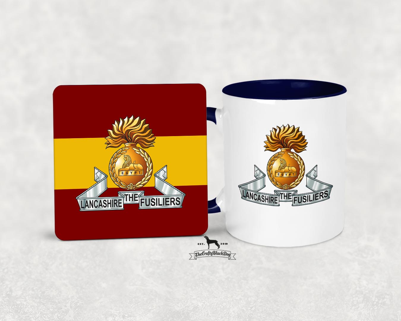 Lancashire Fusiliers - Mug And Coaster