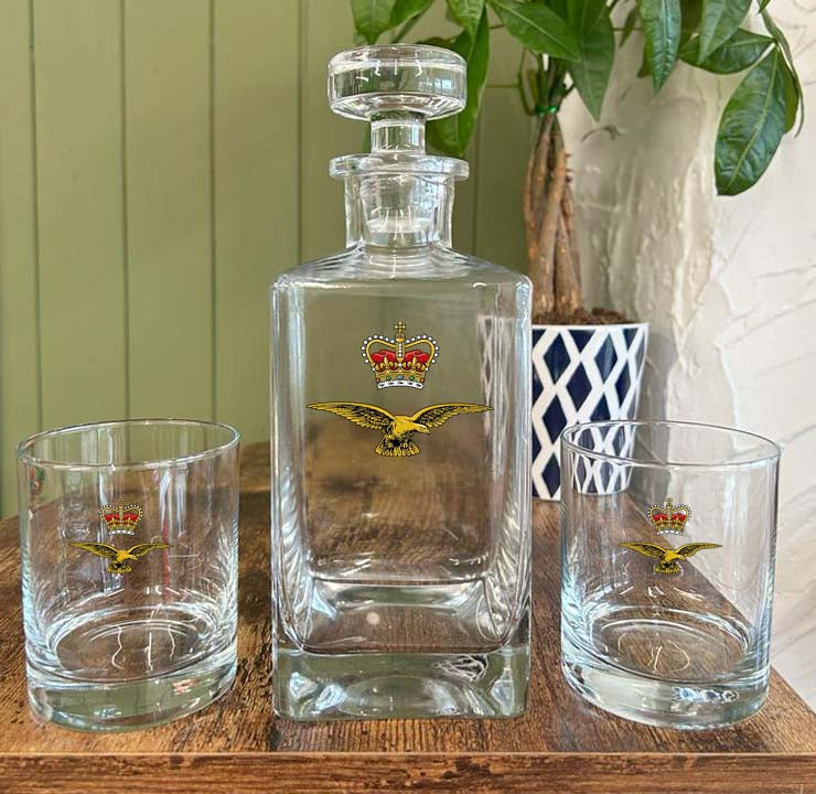 RAF Eagle & Crown - Decanter