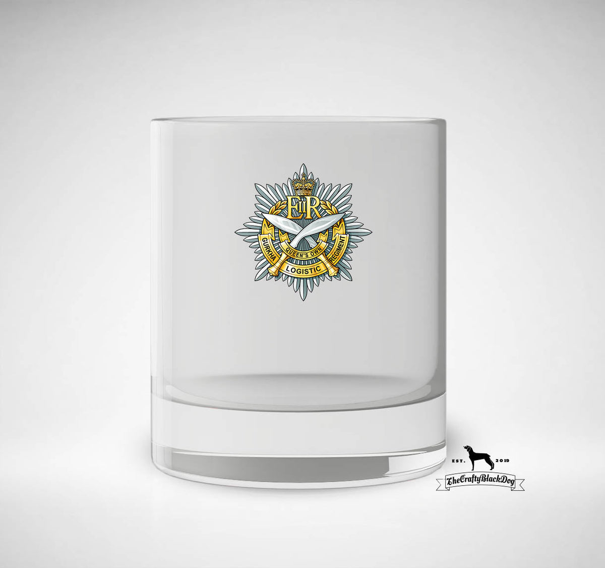 The Queen's Own Gurkha Logistic Regiment - Whiskey/Spirit Glass