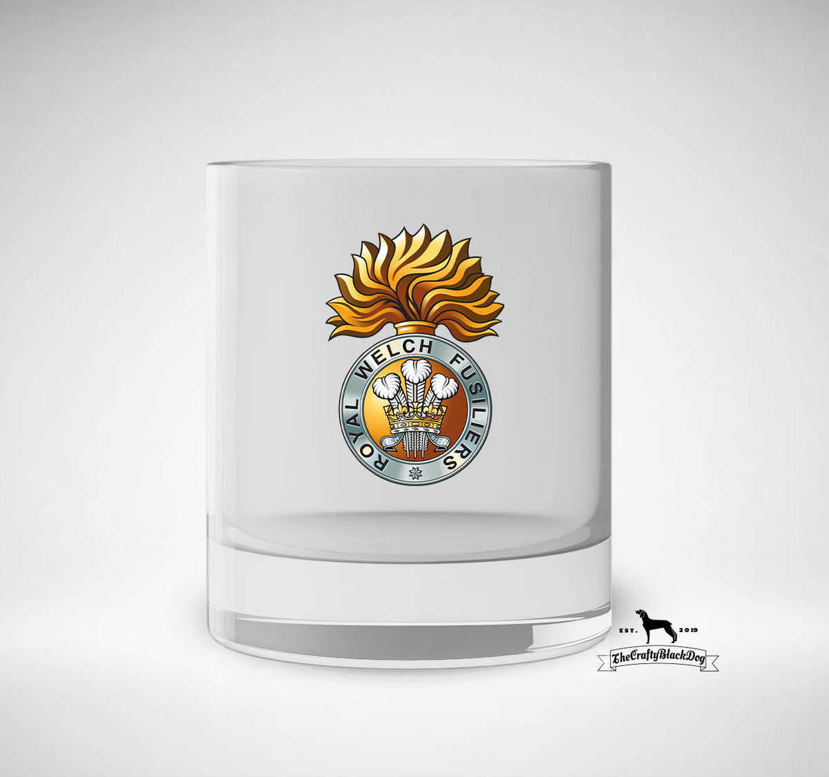 Royal Welch Fusiliers - Whiskey/Spirit Glass
