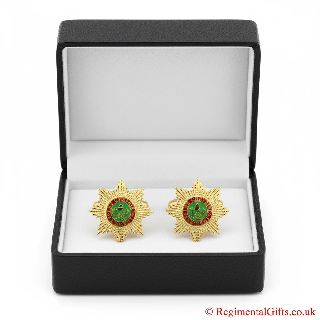 The Cheshire Regiment Cufflinks | MOD Licensed Product