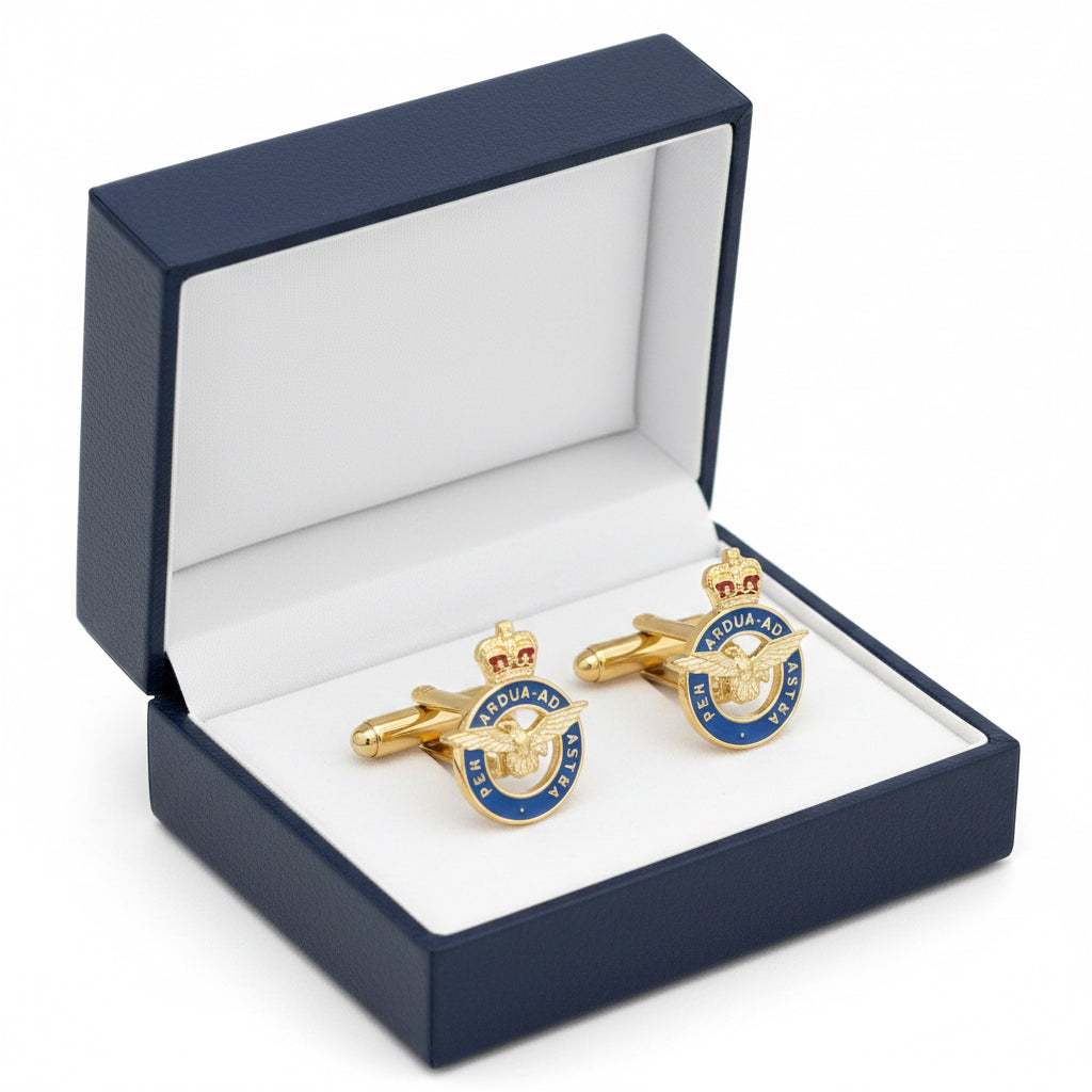 Royal Air Force (RAF) Ensign - Cufflinks | MOD Licensed Seller
