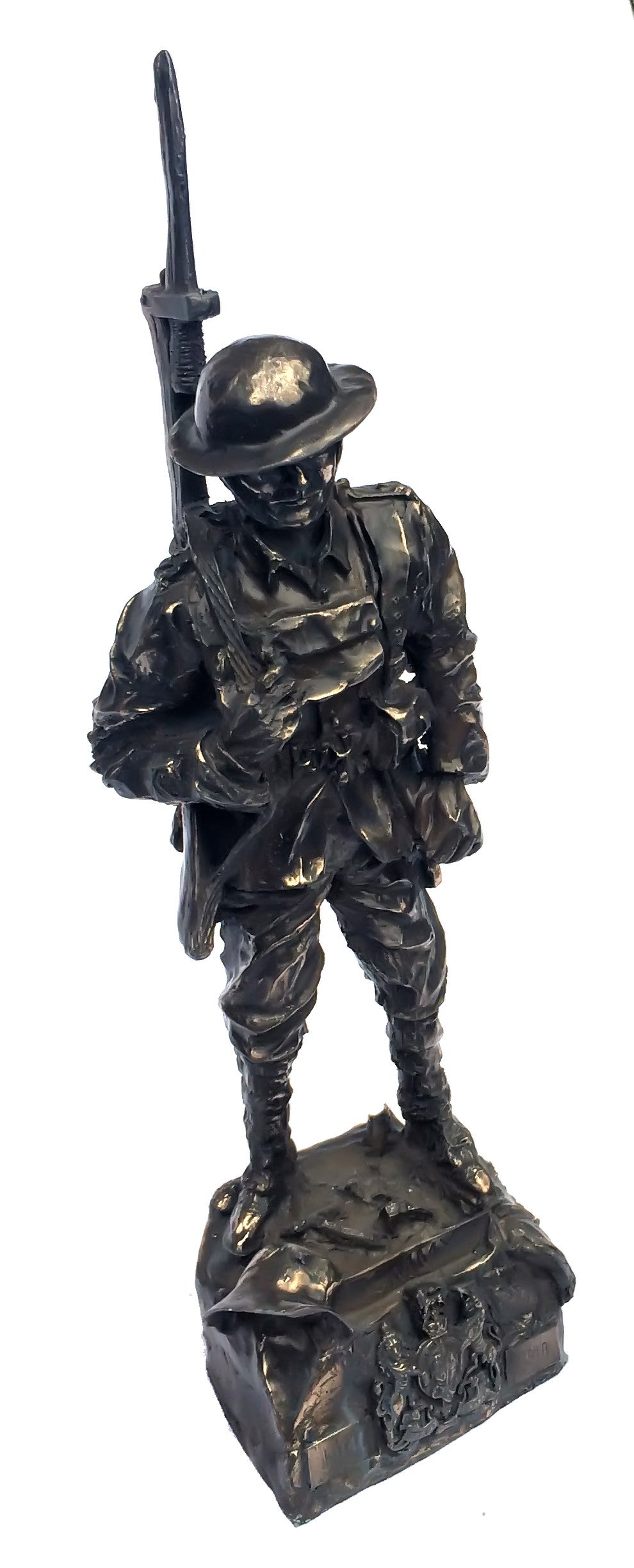 World War 1 Tommy Cold Cast Bronze Military Statue