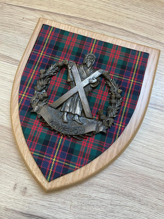 Queen’s Own Cameron Highlanders – Shield Wall Plaque
