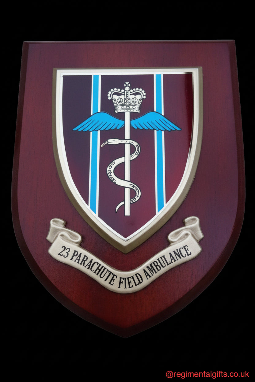 23 Parachute Field Ambulance - Wall Shield Plaque | MOD Licensed Seller