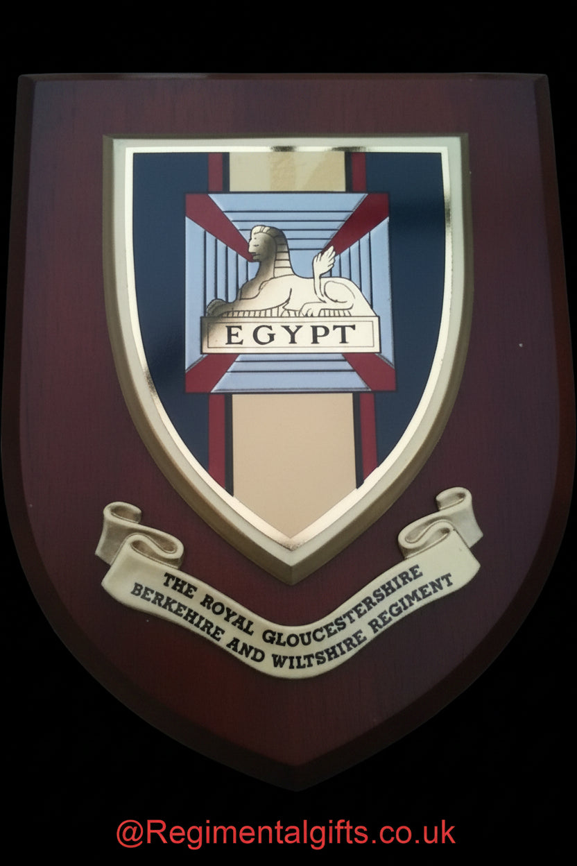 The Royal Gloucestershire, Berkshire and Wiltshire Regiment (RGBW) - Wall Shield Plaque | MOD Licensed Seller