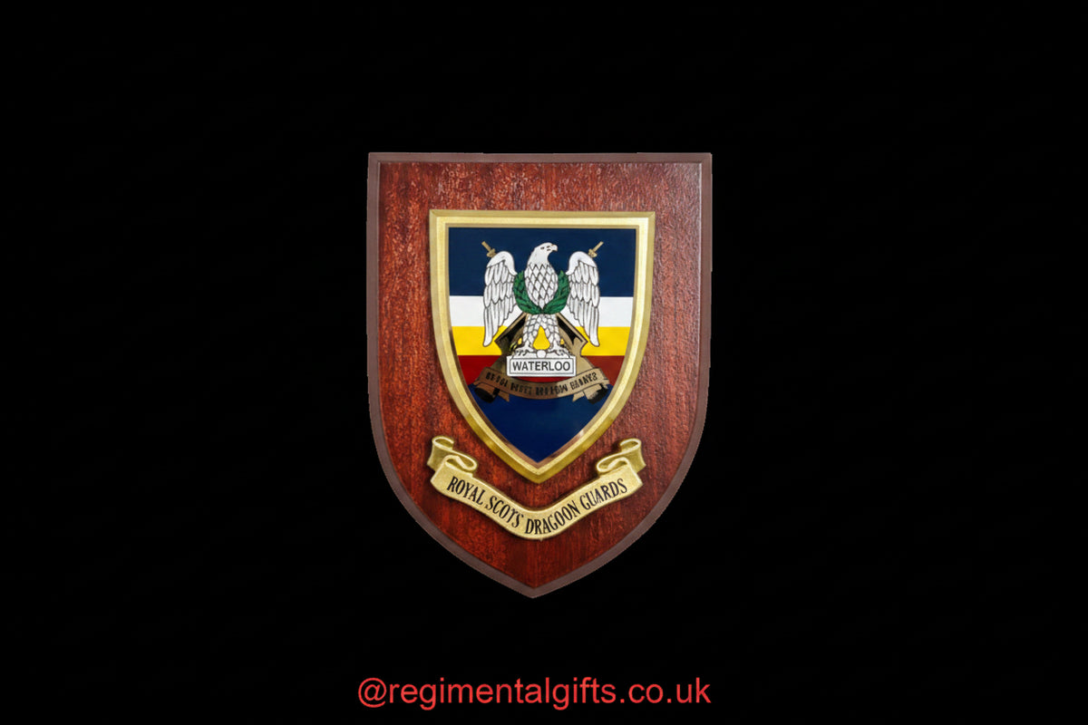 The Royal Scots Dragoon Guards - Wall Shield Plaque | MOD Licensed Seller