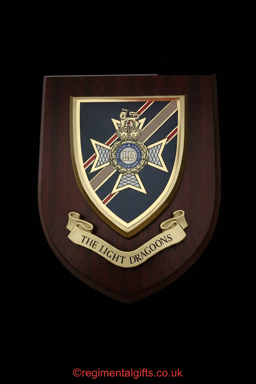 The Light Dragoons - Wall Shield Plaque | MOD Licensed Seller