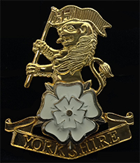 The Yorkshire Regiment (Gold finish) Cap Badge