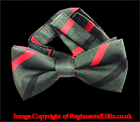 The Royal Green Jackets (RGJ) Striped Bow Tie