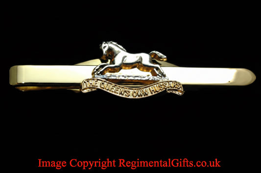 The Queen's Own Hussars Tie Bar