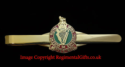 The Queen's Royal Irish Hussars Tie Bar