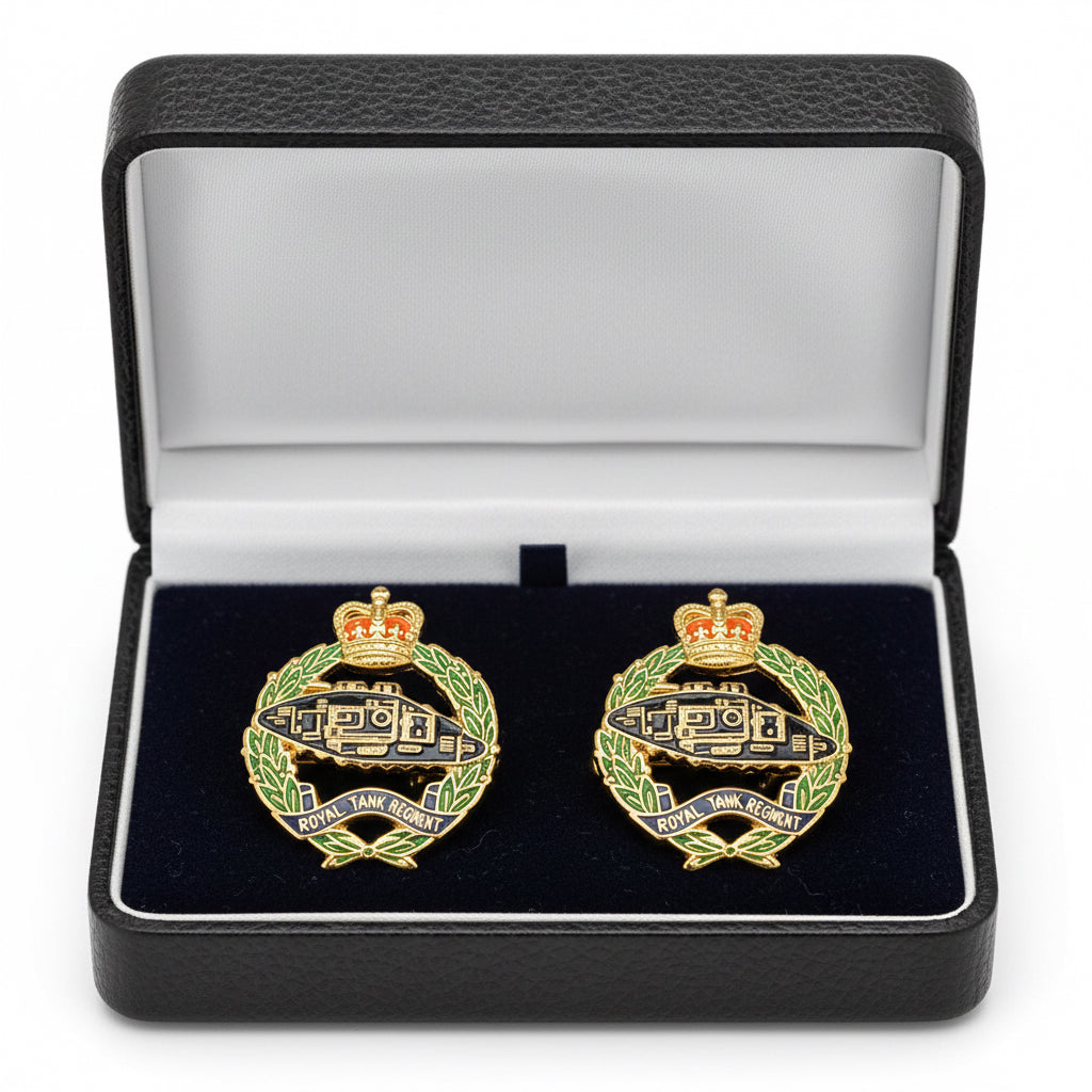 Royal Tank Regiment Cufflinks (COLOURED) | MOD Licensed Product