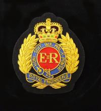 Royal Engineers (Corps of Royal Engineers) (RE) - Blazer Badge - Handmade - MOD Licenced Seller