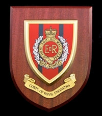 Royal Engineers (Corps of Royal Engineers) (RE) - Wall Shield Plaque | MOD Licensed Seller
